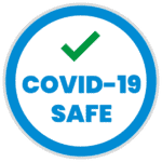 covid 19 safe logo